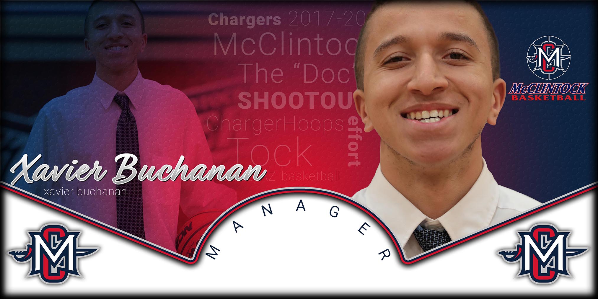 McClintock Chargers Basketball- Armani Williams