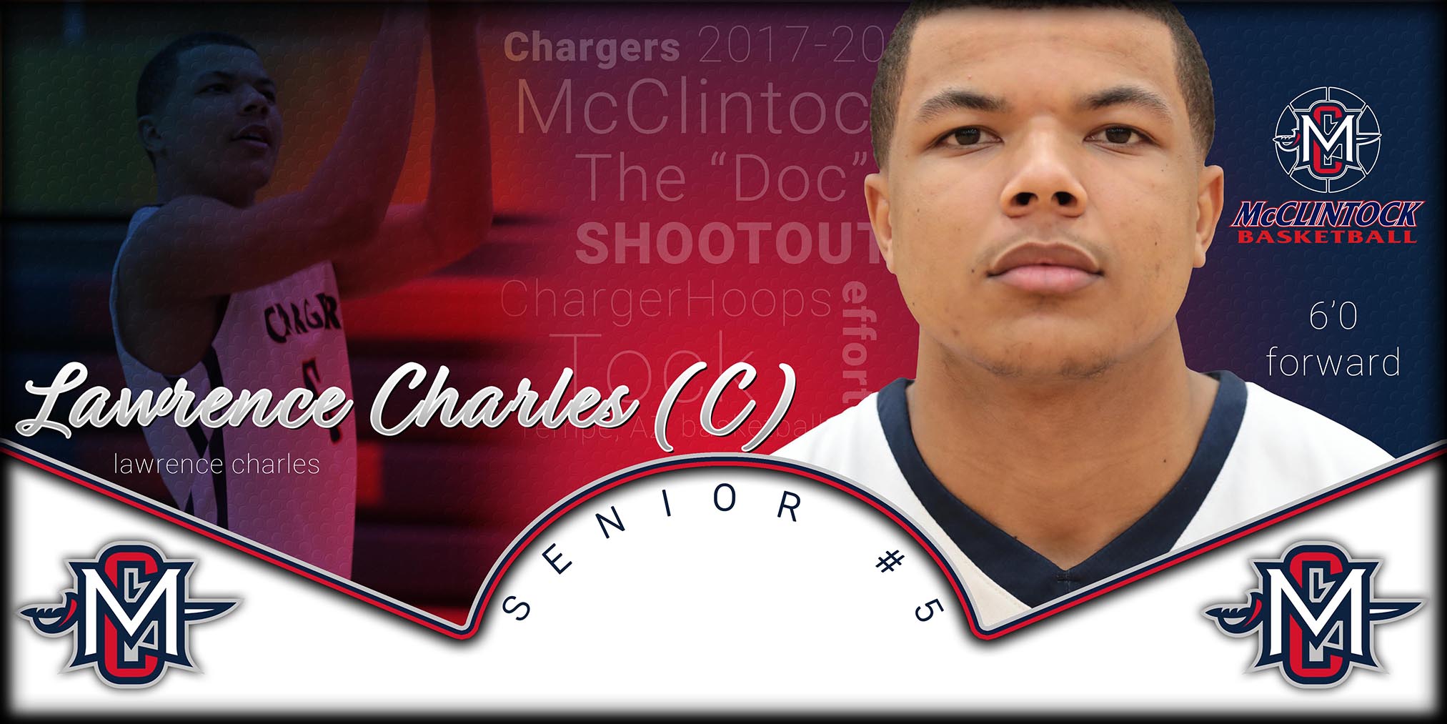 McClintock Chargers Basketball- Lawrence Charles
