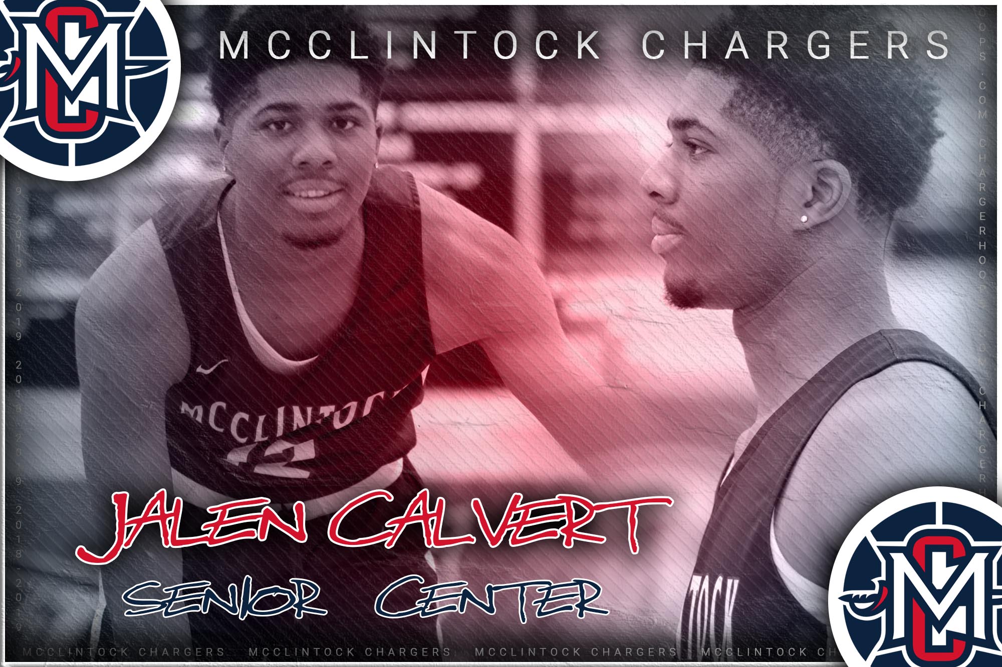 McClintock Chargers Basketball- Jalen Calvert