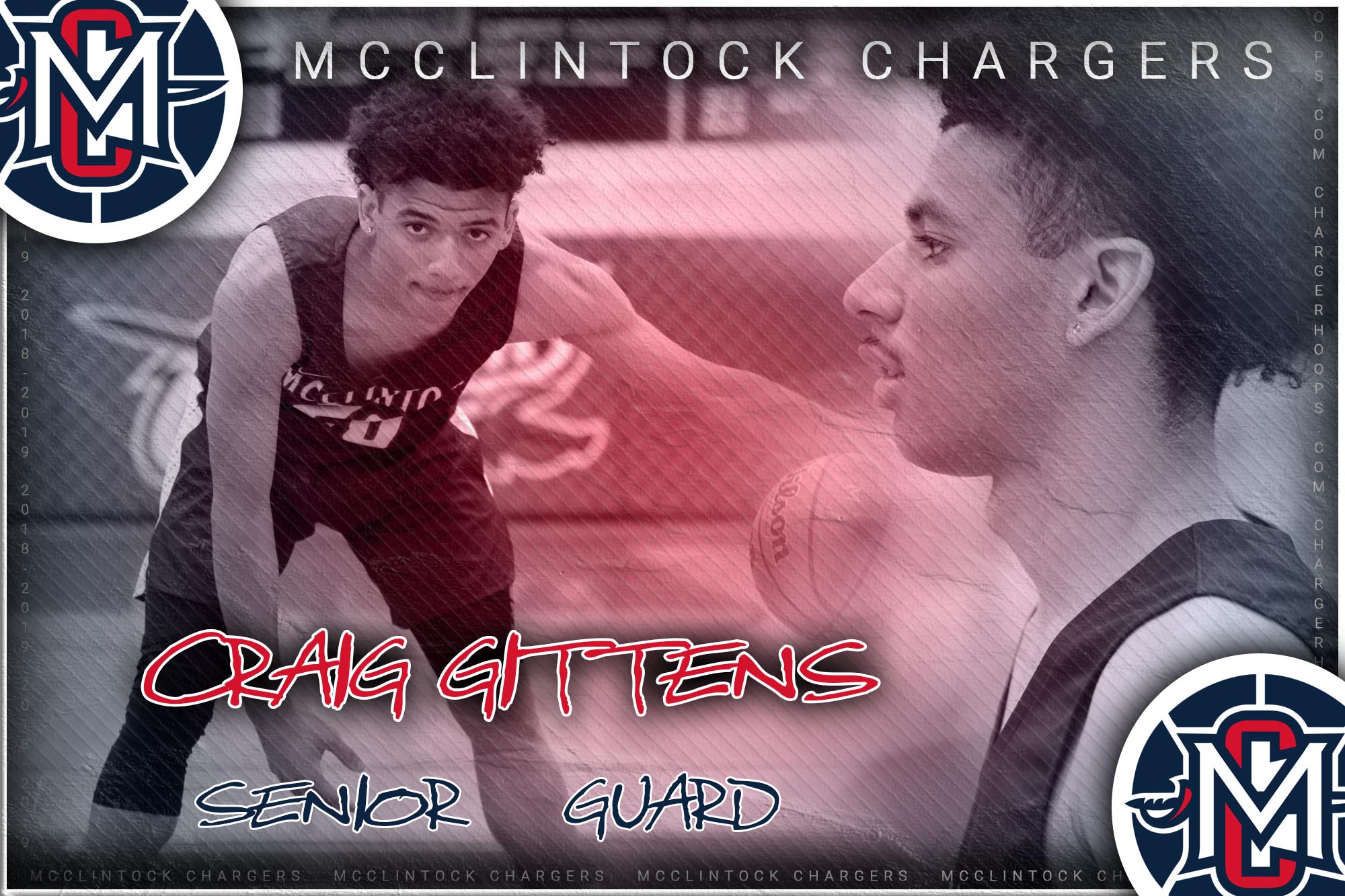 McClintock Chargers Basketball- Craig Gittens