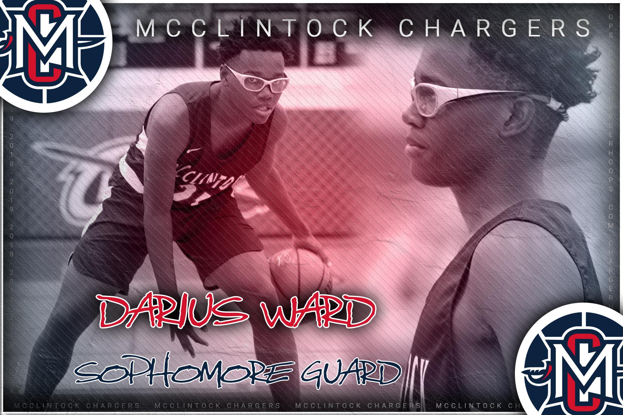 McClintock Chargers Basketball- Darius Ward